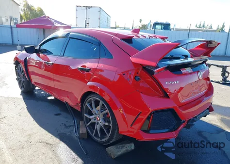 2018 Honda Civic Type R Touring z USA, uszkodzony, nr VIN SHHFK8G76JU201098